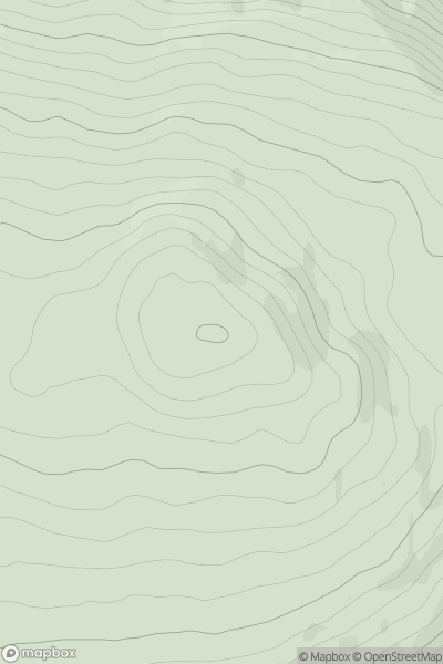Thumbnail image for Meall Clachach [Glen Lyon to Glen Dochart & Loch Tay] showing contour plot for surrounding peak